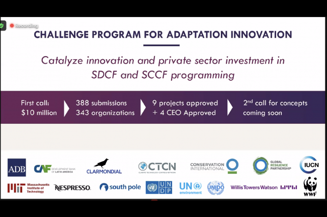 Challenge Progam for Adaptation Innovation 