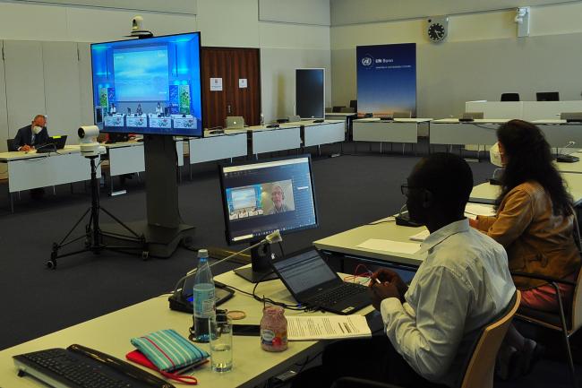 A view of the conference room