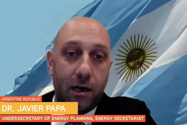 Javier Papa, Undersecretary of Energy Planning, Energy Secretariat, Argentina