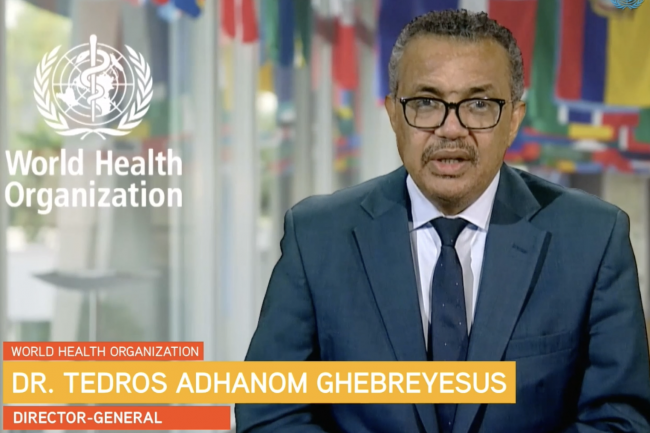 Tedros Adhanom Ghebreyesus, Director-General, World Health Organization (WHO) 