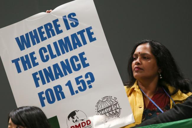 Where is the climate finance - lead