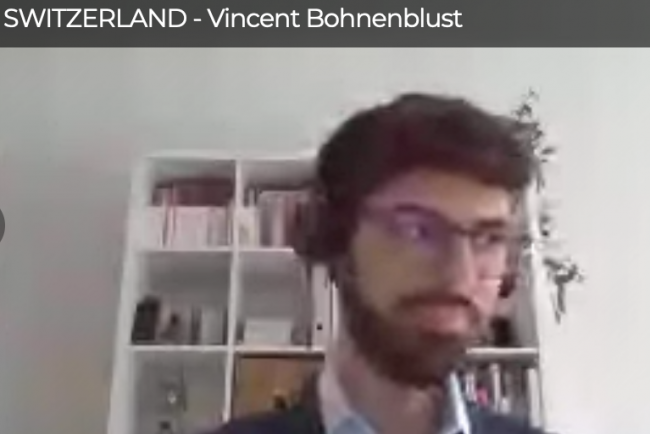 Vincent Bohnenblust, Switzerland