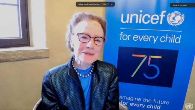 Henrietta Fore, Executive Director, United Nations Children’s Fund (UNICEF)