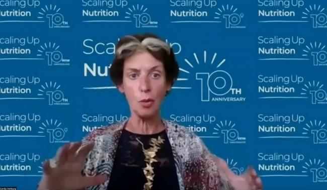 Gerda Verburg, Coordinator, Scaling-Up Nutrition (SUN) Movement