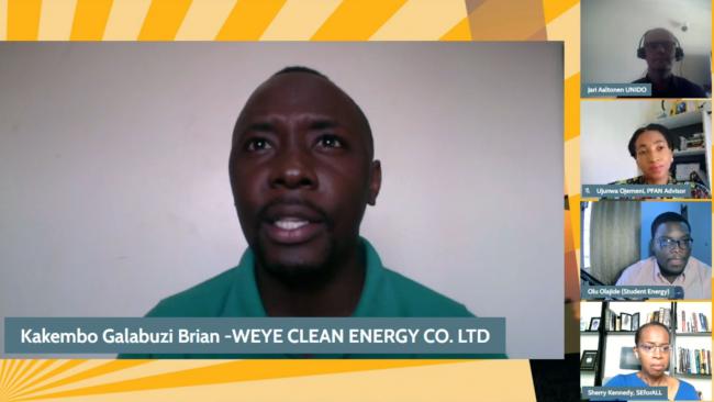 Kakembo Galabuzi Brian, Founder and Executive Director, WEYE Clean Energy