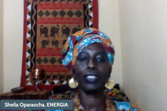 Sheila Oparaocha, International Coordinator and Programme Manager, Energia