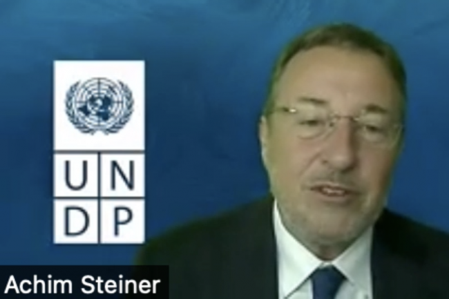  Achim Steiner, Administrator, The United Nations Development Programme