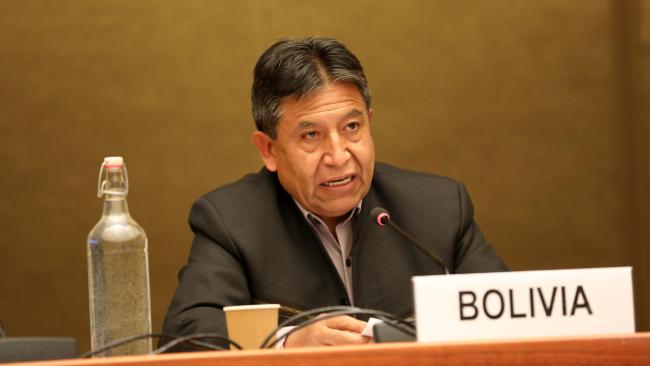 David Choquehuanca Céspedes, Vice President of Bolivia 