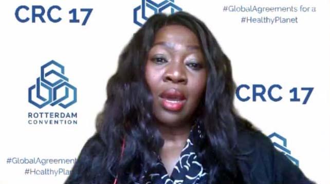 Chemical Review Committee Chair Noluzuko Gwayi, South Africa