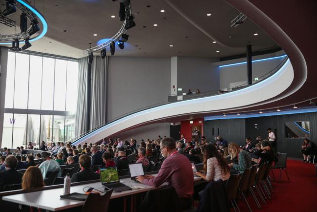 Delegates during the plenary session