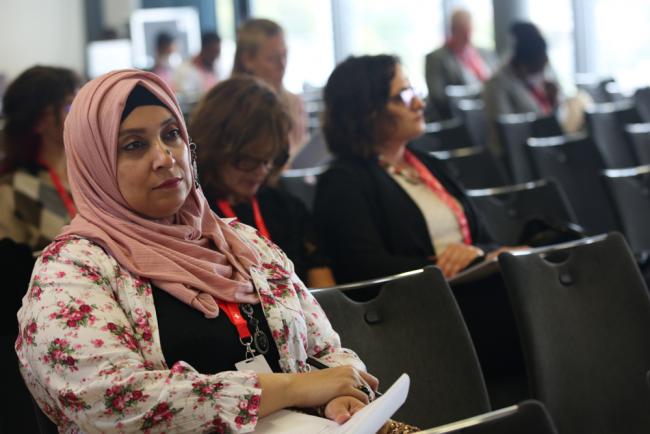 Participants during a session