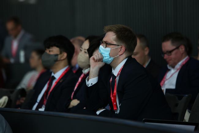 Delegates during the opening