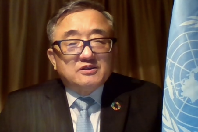 Liu Zhenmin, Under-Secretary-General for Economic and Social Affairs, UN Department of Economic and Social Affairs (UN DESA), and Secretary General of the 2023 Water Conference