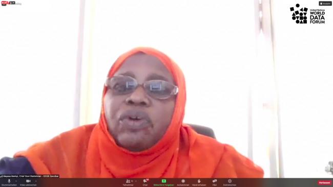 Mayasa Mwinyi, Office of Chief Government Statistician, Zanzibar