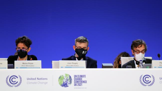 From L-R: Maisa Rojas; Joeri Rogelj; and Piers Forster, IPCC WGI Authors