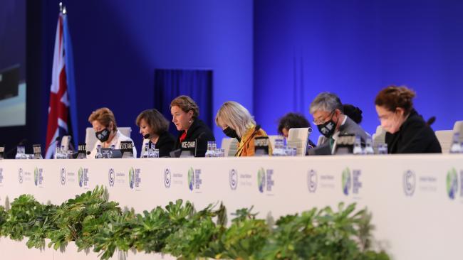 View of the dais during the SBI Closing Plenary