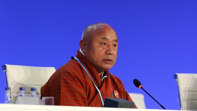 Lyonpo Yeshey Penjor, Minister for Agriculture and Forests, Bhutan