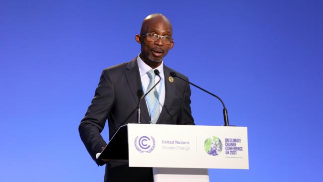 Sebory Toure, Executive Director of the Fund for Environment Safeguard, Ministry of  Environment and Sustainable Development, Guinea