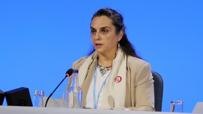 Leila Chikhaoui, Minister for Environment, Tunisia