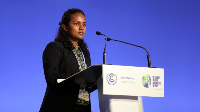 Animati Shauna, Minister of Environment , Climate Change and Technology, Maldives