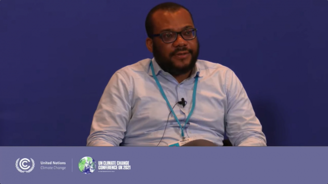 Victor Richard Osu, Office of the Vice President, Nigeria_ieaghg-carbon-capture-storageCOP26_10Nov2021_photo.png