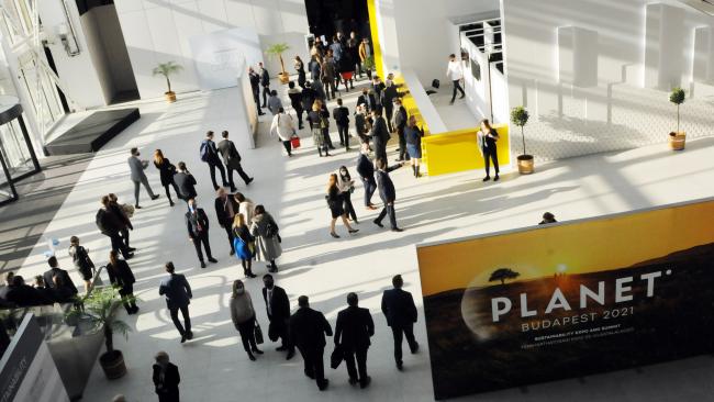 Participants at the Planet Budapest 2021 Sustainability Expo and Summit