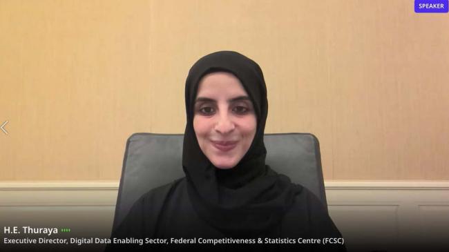 Thuraya Mohammed Al-Hashimi, Executive Director, Digital Data Enabling Sector, Federal Competitiveness and Statistics Centre (FCSC), United Arab Emirates (UAE)