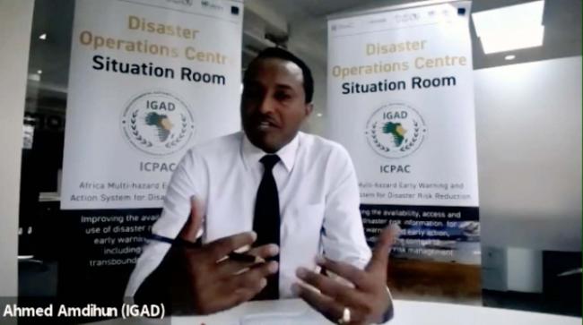Ahmed Amdihun, Regional Programme Coordinator for Disaster Risk Management, IGAD