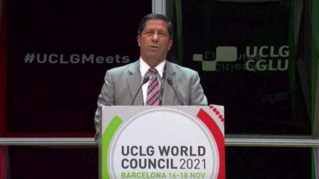 Pablo Jurado, President of the Region of Imbabura, President of CONGOPE, UCLG Vice-President, and President of the Forum of Regions