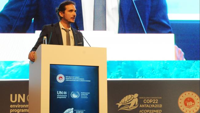 Lefteris Arapakis, 2020 UNEP Young Champion of the Earth and 2021 Ambassador for the Mediterranean Coast