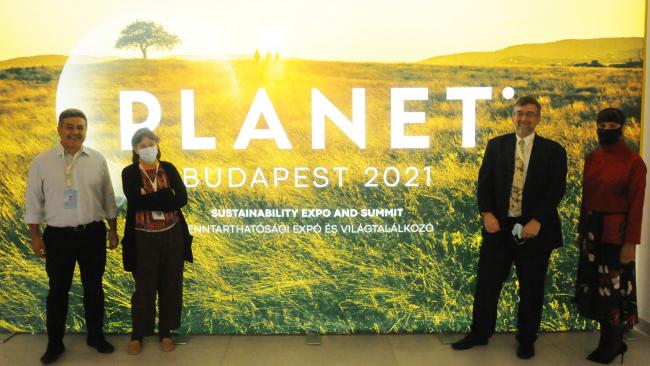 ENB team at the Planet Budapest 2021 Sustainability Expo and Summit