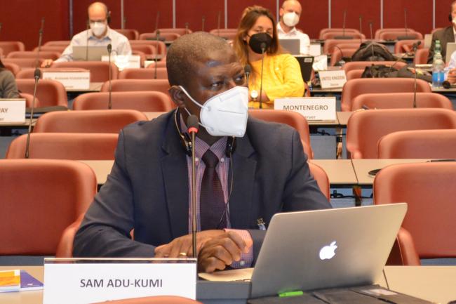 Sam Adu-Kumi (Ghana), Chair of the UV-328 contact group