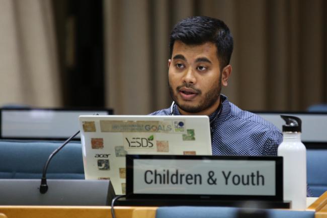 Zuhair Ahmed Kowshik, Major Group for Children and Youth