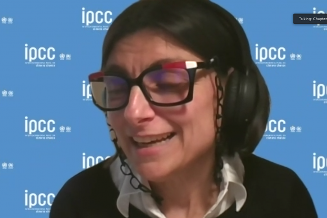 Elena Verdelini, Chapter 16 Lead Author - IPCC56 - 28Mar2022 - Photo