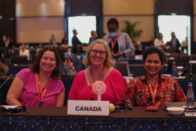 Delegates from Canada