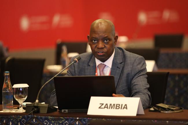 Co-Chair for the Contact Group on Effectiveness Evaluation David Kapindula, Zambia