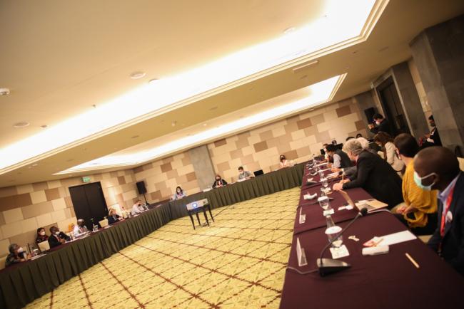 Representatives of NGOs meet with the Minamata Convention Executive Secretary