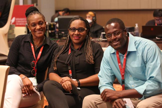 Delegates from Saint Kitts and Nevis