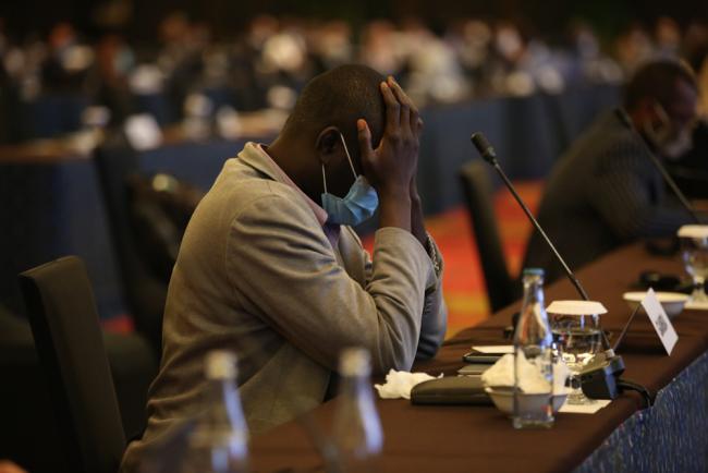 Delegates are exhausted as negotiations go beyond midnight