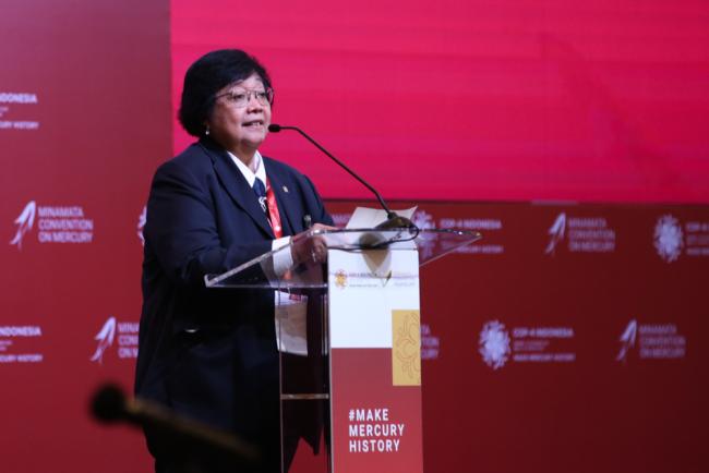 Siti Nurbaya, Minister for Environment and Forestry, Indonesia 