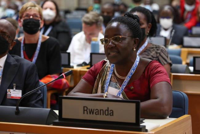 Jeanne Mujawamariya, Minister of Environment, Rwanda