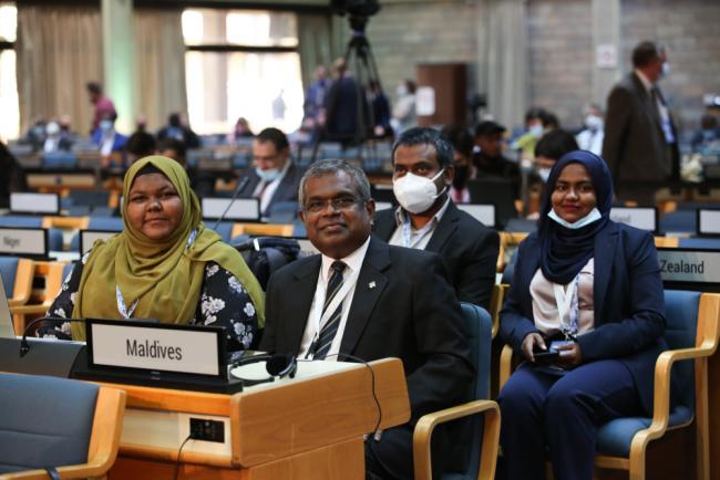 Delegates from the Maldives
