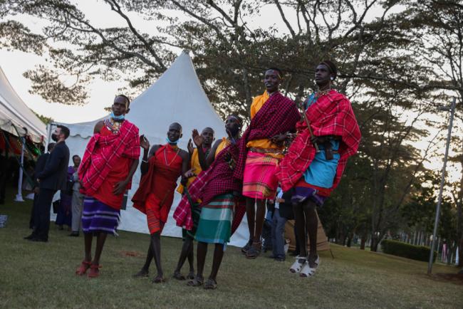 Masaai dancers