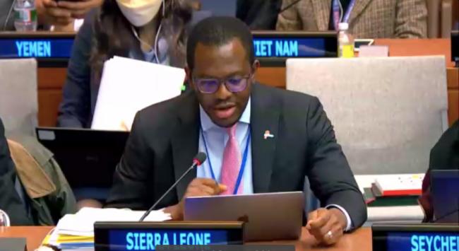Sierra Leone, speaking for the African Group
