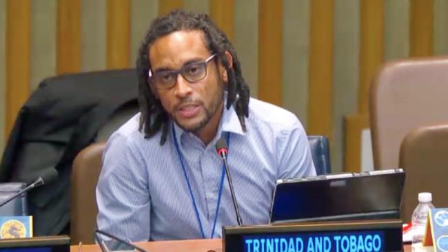 Trinidad and Tobago, speaking for the Caribbean Community