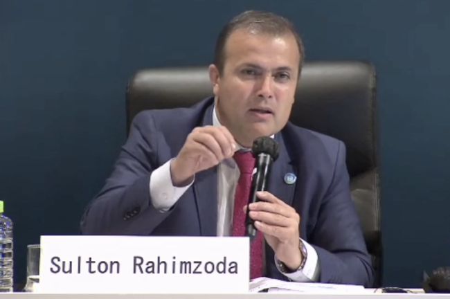  Sulton Rahimzod, Minister of Energy and Water Resources