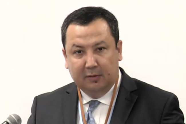 Azimjon Nazarov, Minister of Water Resources, Uzbekistan