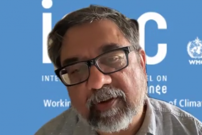  Dipak Dasgupta, Chapter 15 Coordinating Lead Author - IPCC56 - 1April2022 - Photo