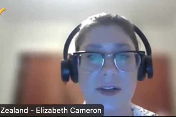 Elizabeth Cameron, New Zealand - IPCC56