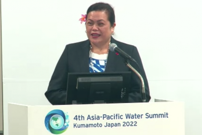 Faalavaau Perina Jacqueline Sila-Tualaulelei, Ambassador Extraordinary & Plenipotentiary, Embassy of the Independent State of Samoa in Japan - Special Session- 4th APWS - 24April2022